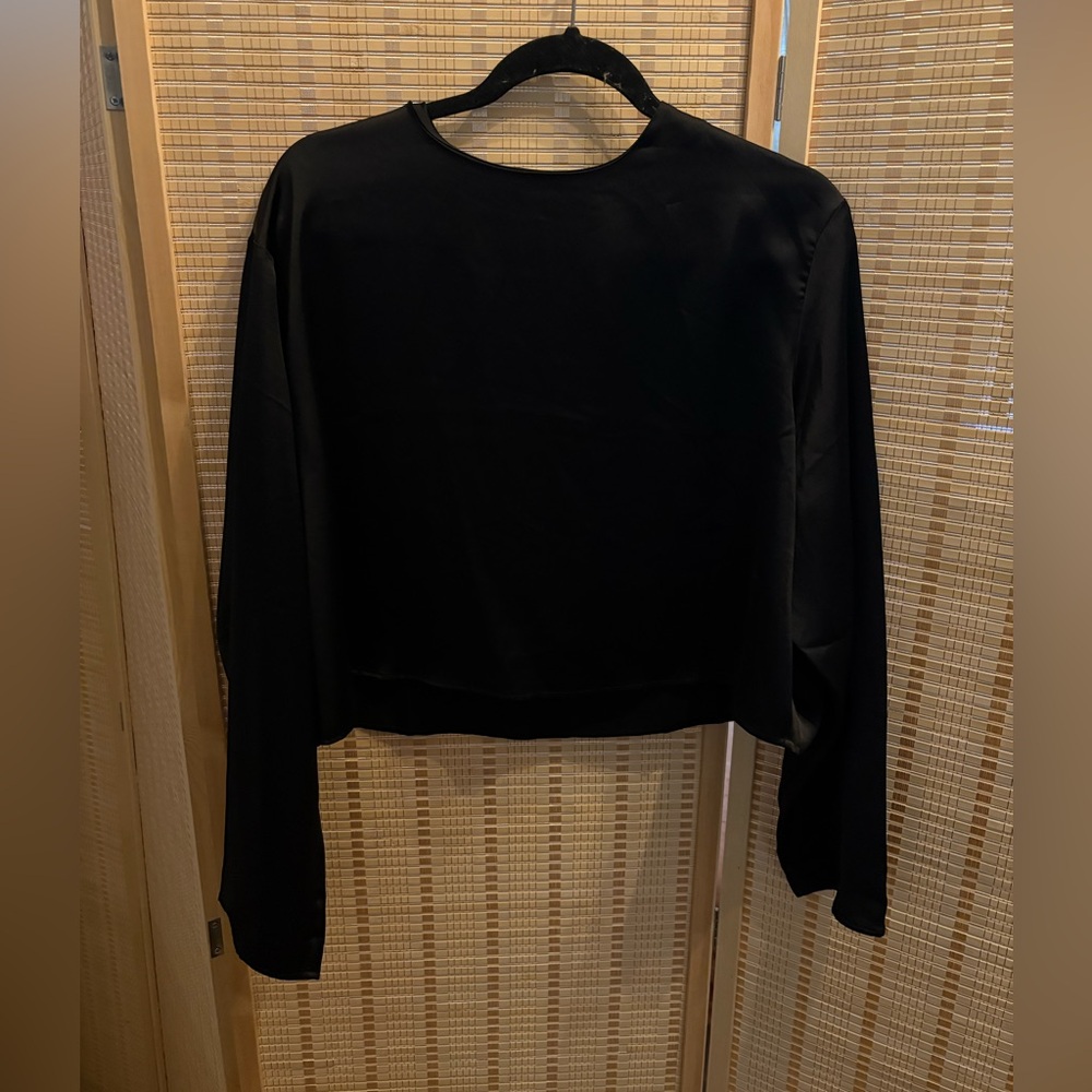 HM Cropped Silk Top